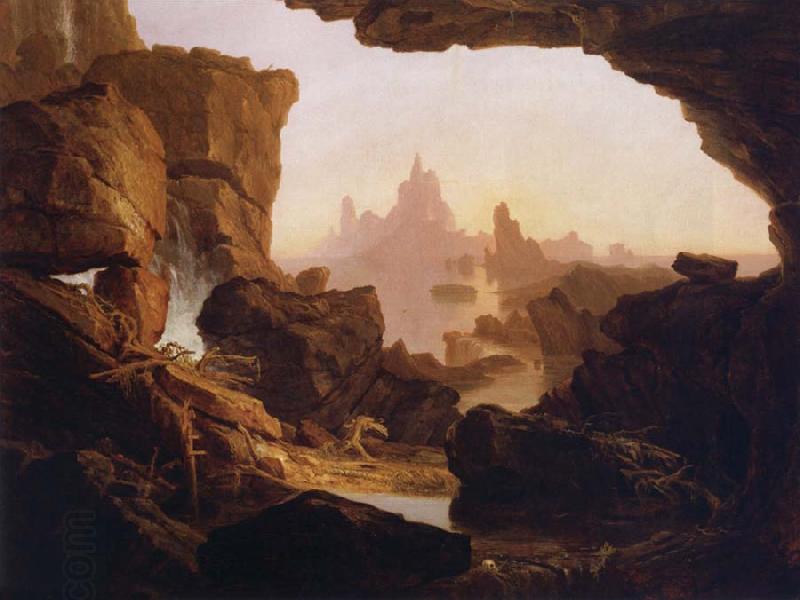 Thomas Cole The Subsiding of the  Waters of the Deluge China oil painting art